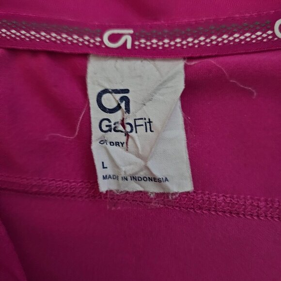 Gap Fit DRY Girls Happy Pink Activewear Full Zip Running Track Jacket Size Large - Picture 7 of 16